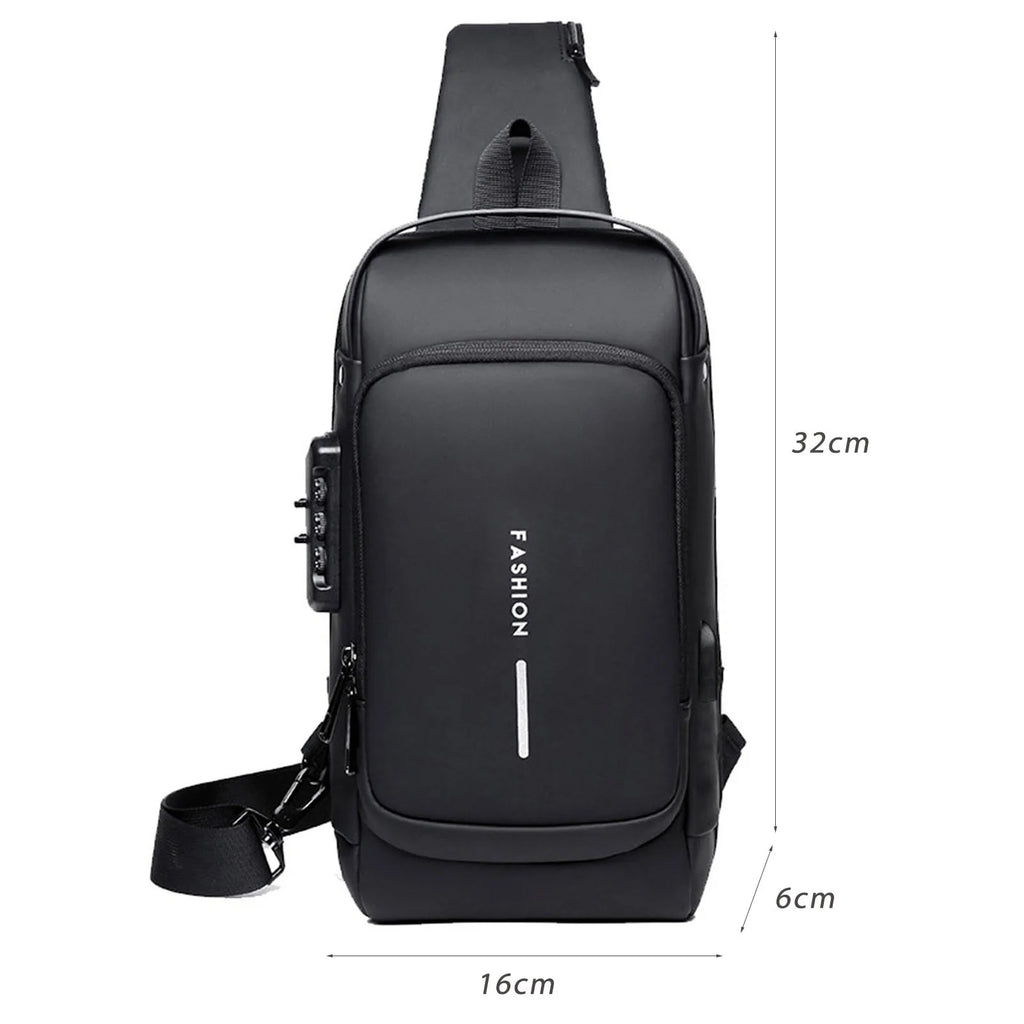 Mochila Crossbody Antirrobo – Seguridad, estilo y tecnología en un solo lugar