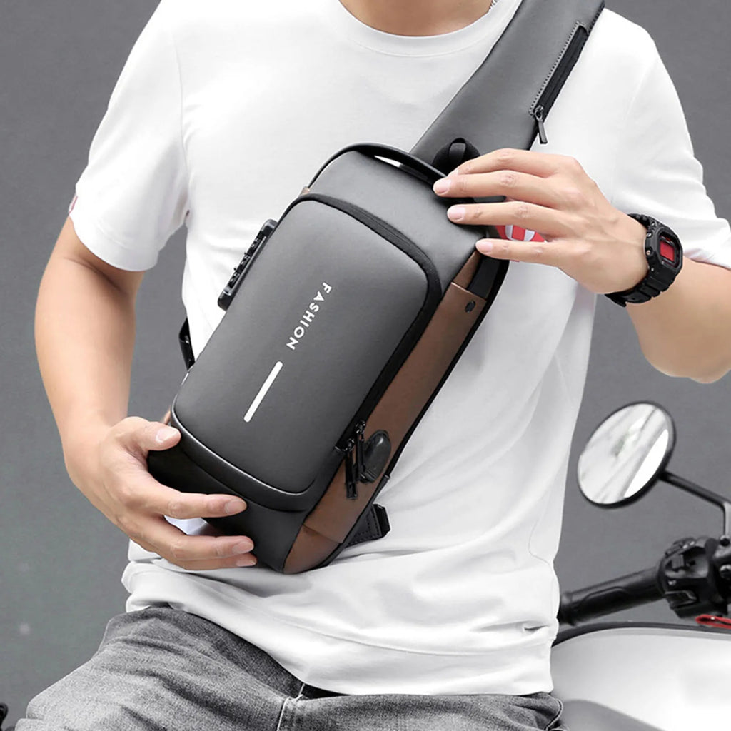Mochila Crossbody Antirrobo – Seguridad, estilo y tecnología en un solo lugar