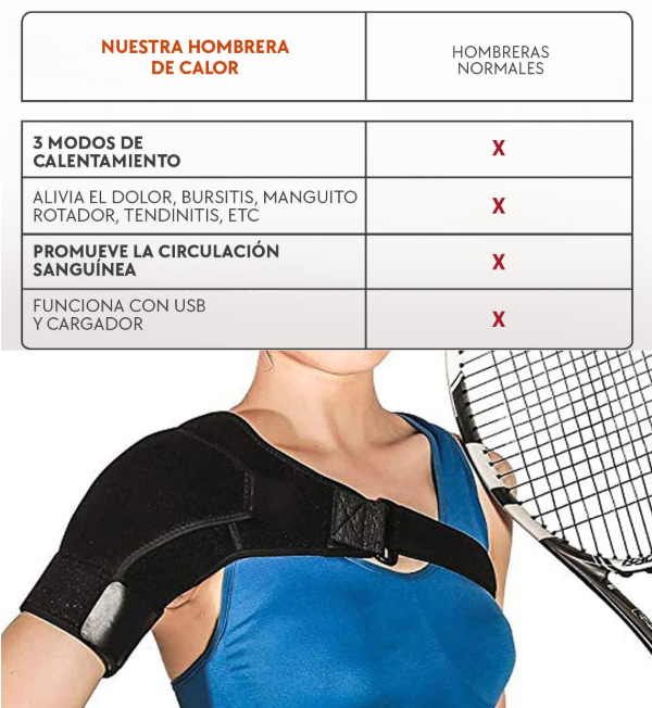 Hombrera Térmica de 3 Niveles