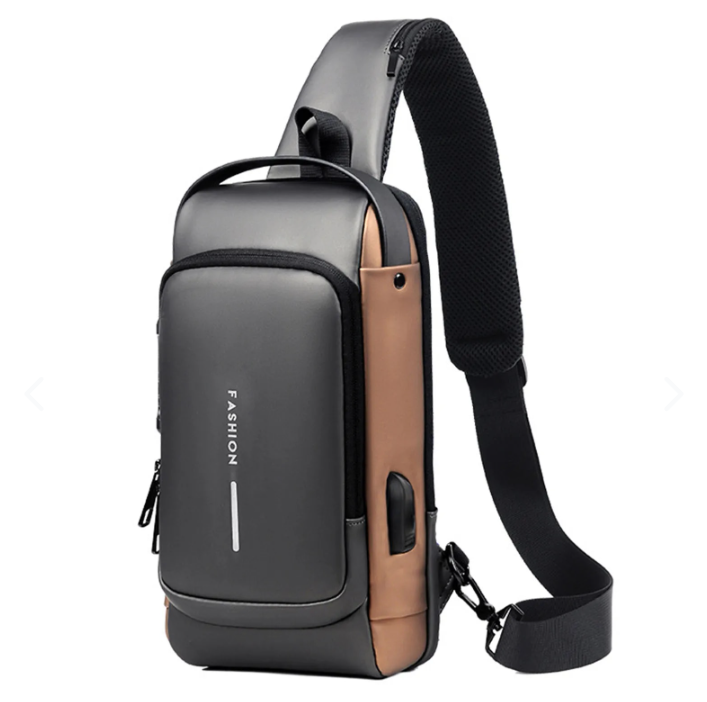 Mochila Crossbody Antirrobo – Seguridad, estilo y tecnología en un solo lugar