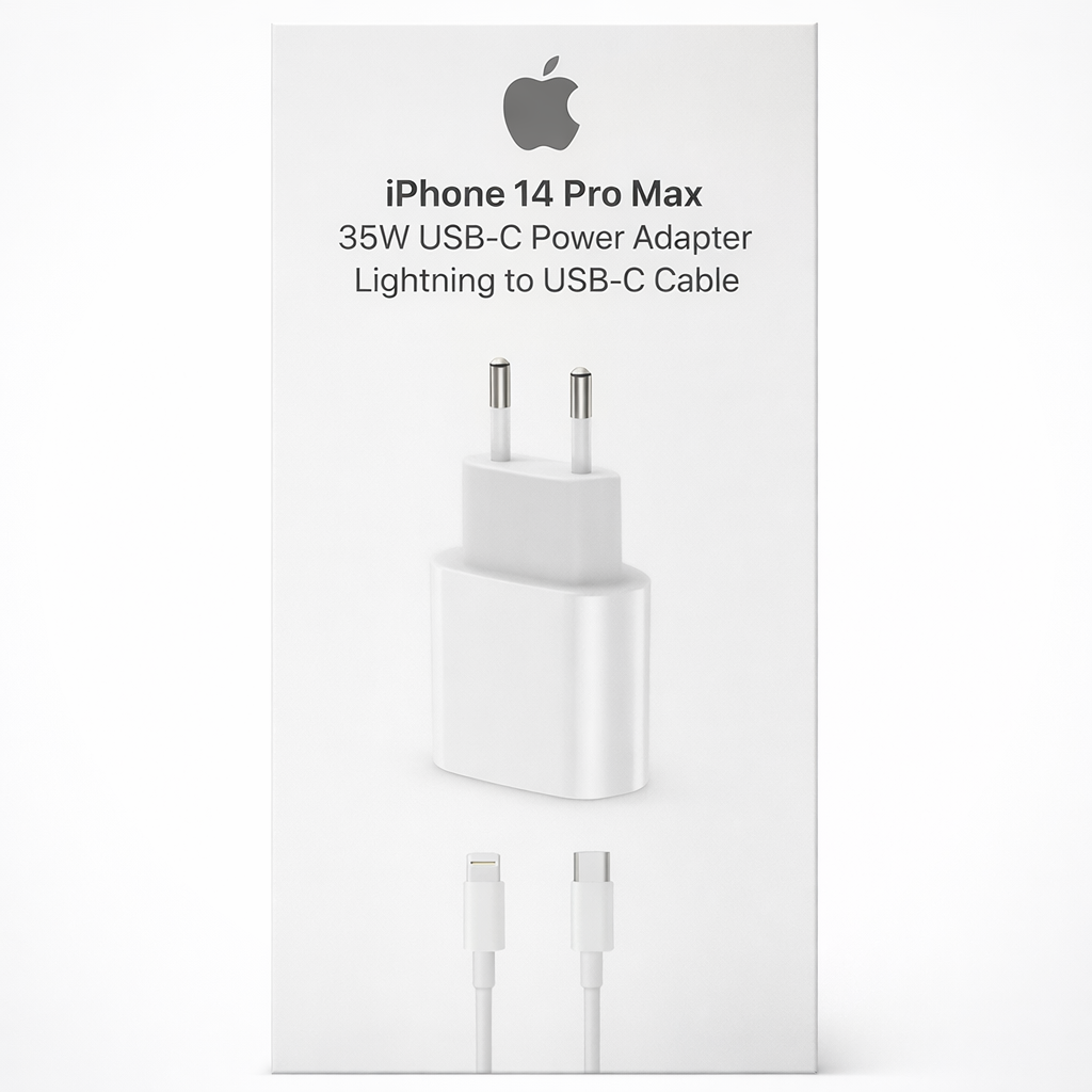 Cargador Rápido para iPhone 35W + Cable Lightning