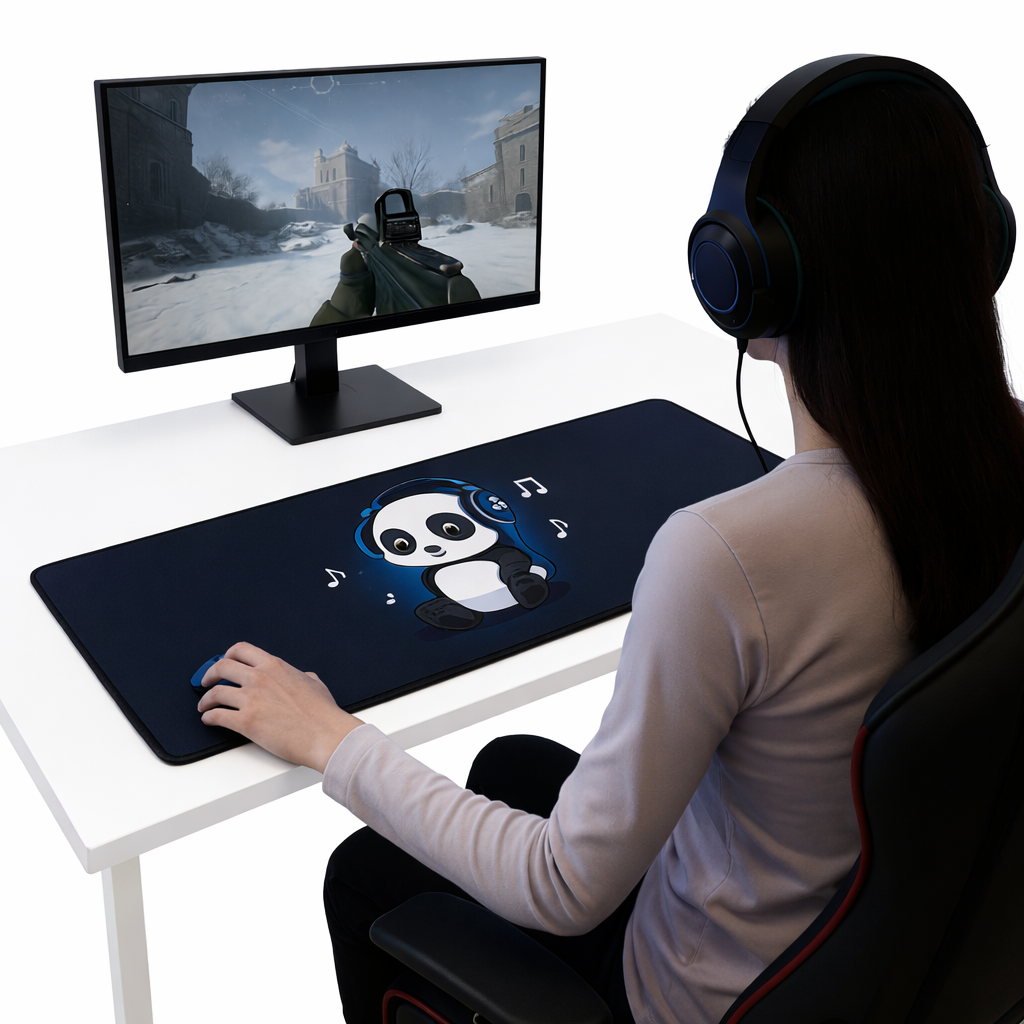 Mousepad Gamer XL "Panda" 90x40 cm