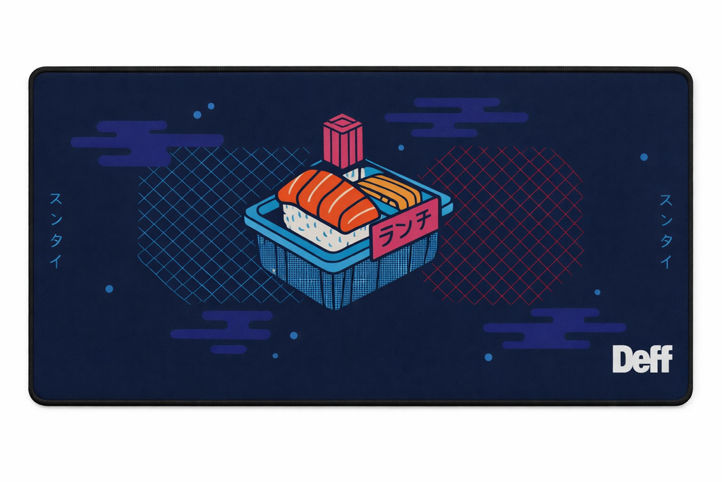 Mousepad Gamer XL "Sushi" 90x40 cm